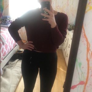 Maroon sweater